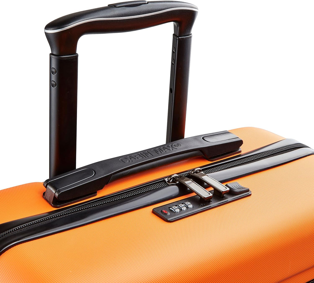 Cabin Max Handgepäck Koffer gross Trolley Handgepäck 55x40x20 Reisekoffer 55 x 40 x 20 cm Orange, 55