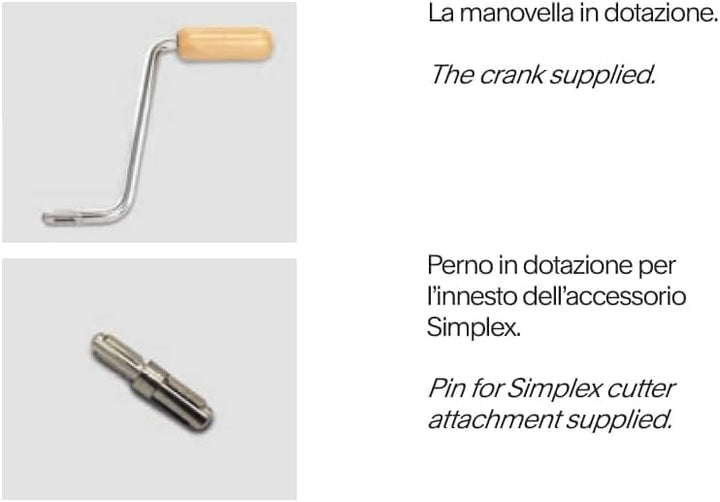 IMPERIA - Neue professionelle elektrische Nudelmaschine für Restaurants aus verchromtem Edelstahl -