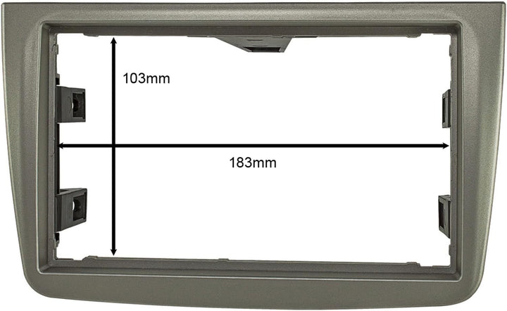 Sound-way 1 DIN / 2 DIN Autoradio Radioblende RadioRahmen, Antennenadapter, Schlüssel kompatibel mit