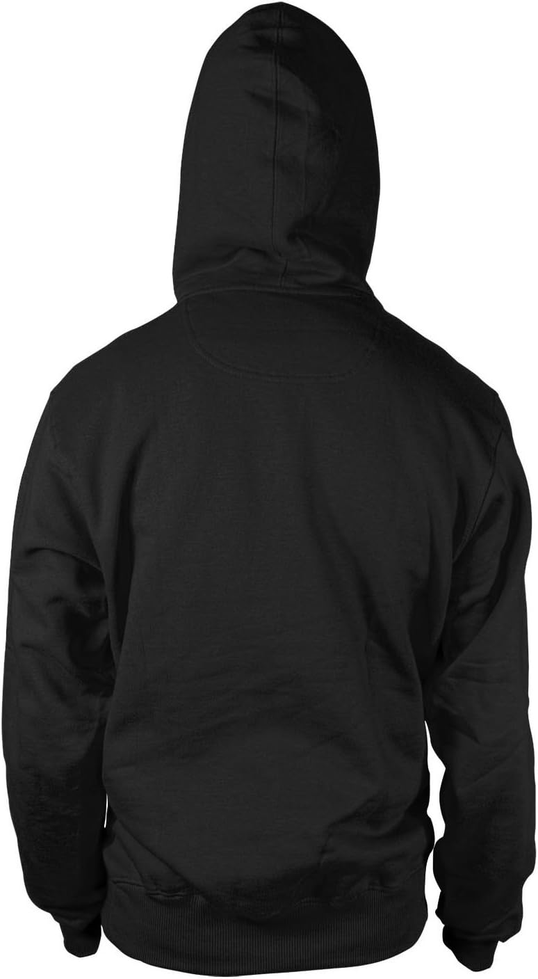 Uglyshirt89 James Dean Männer und Herren Kapuzenpullover | Vintage Rockabilly Retro Kult L Schwarz D