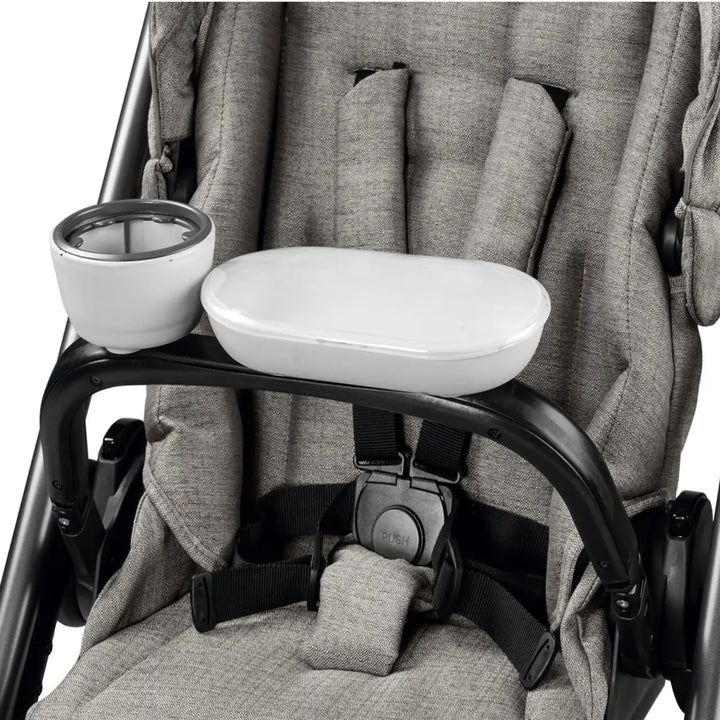PEG Child Tray Veloce/Vivace - Spiel- und Esstisch mit Getränkehalter - Kompatibel mit Peg Perego Ve