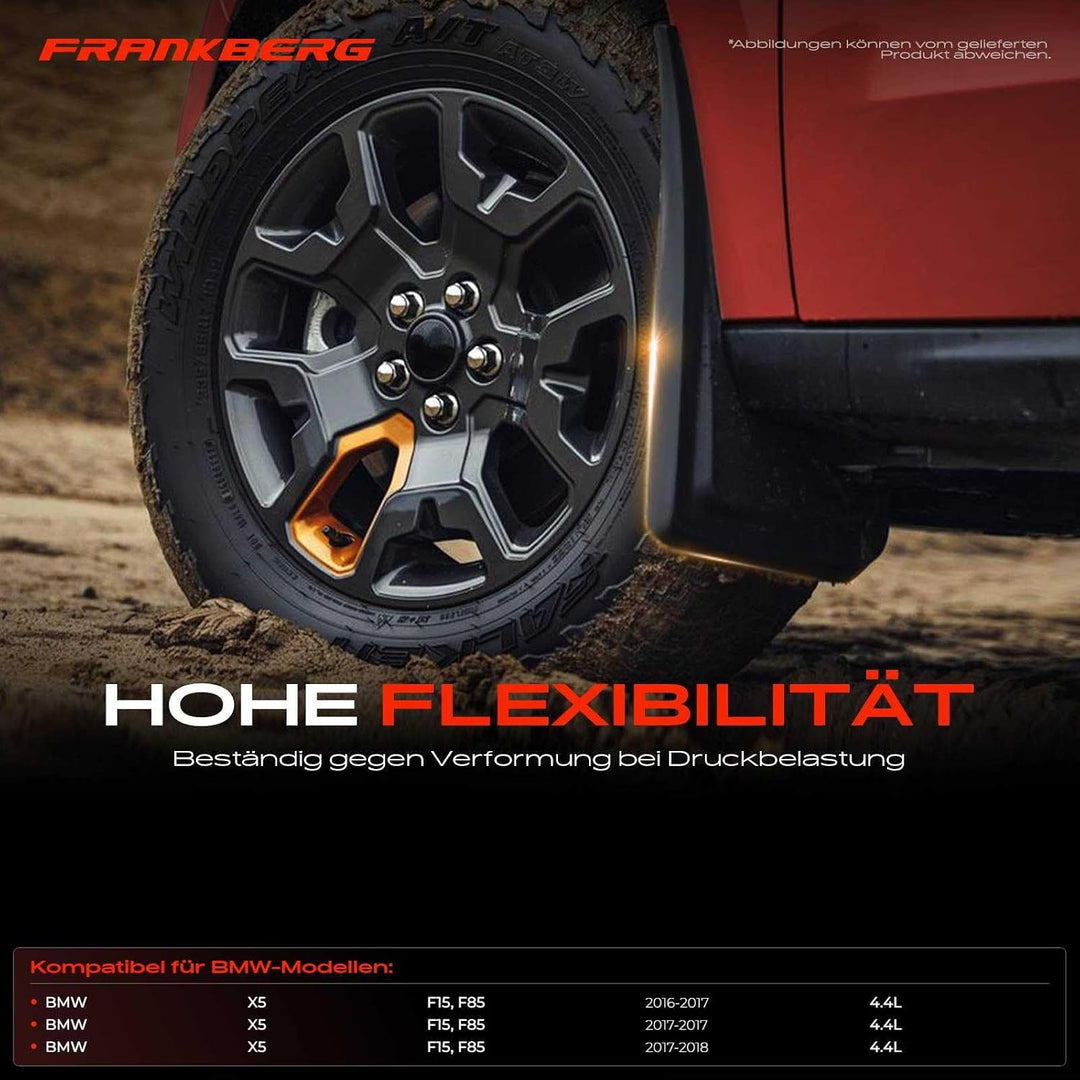 4x Schmutzfänger Vorne Hinten Links Rechts für X5 F15 F85 M 4.4L 2016-2018