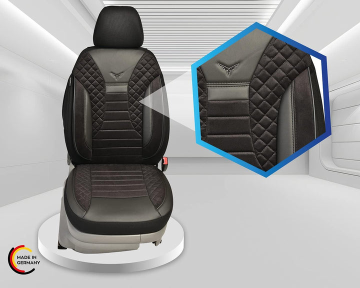 BREMER SITZBEZÜGE Mass Auto Schonbezüge kompatibel mit Nissan X-Trail T32 Fahrer &amp; Beifahrer Set ab