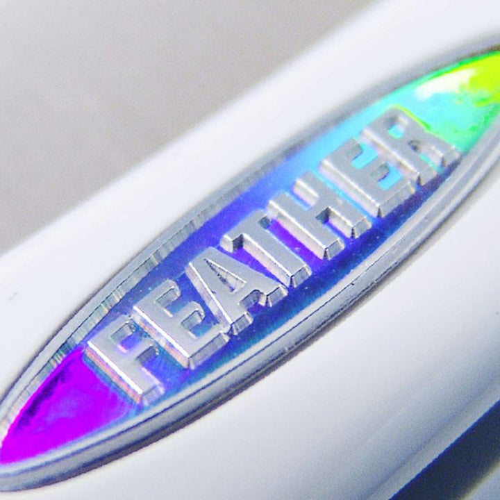 Feather Artist Club DX Series Stainless Steel Arm Faltbarer Rasierer mit Perlengriff