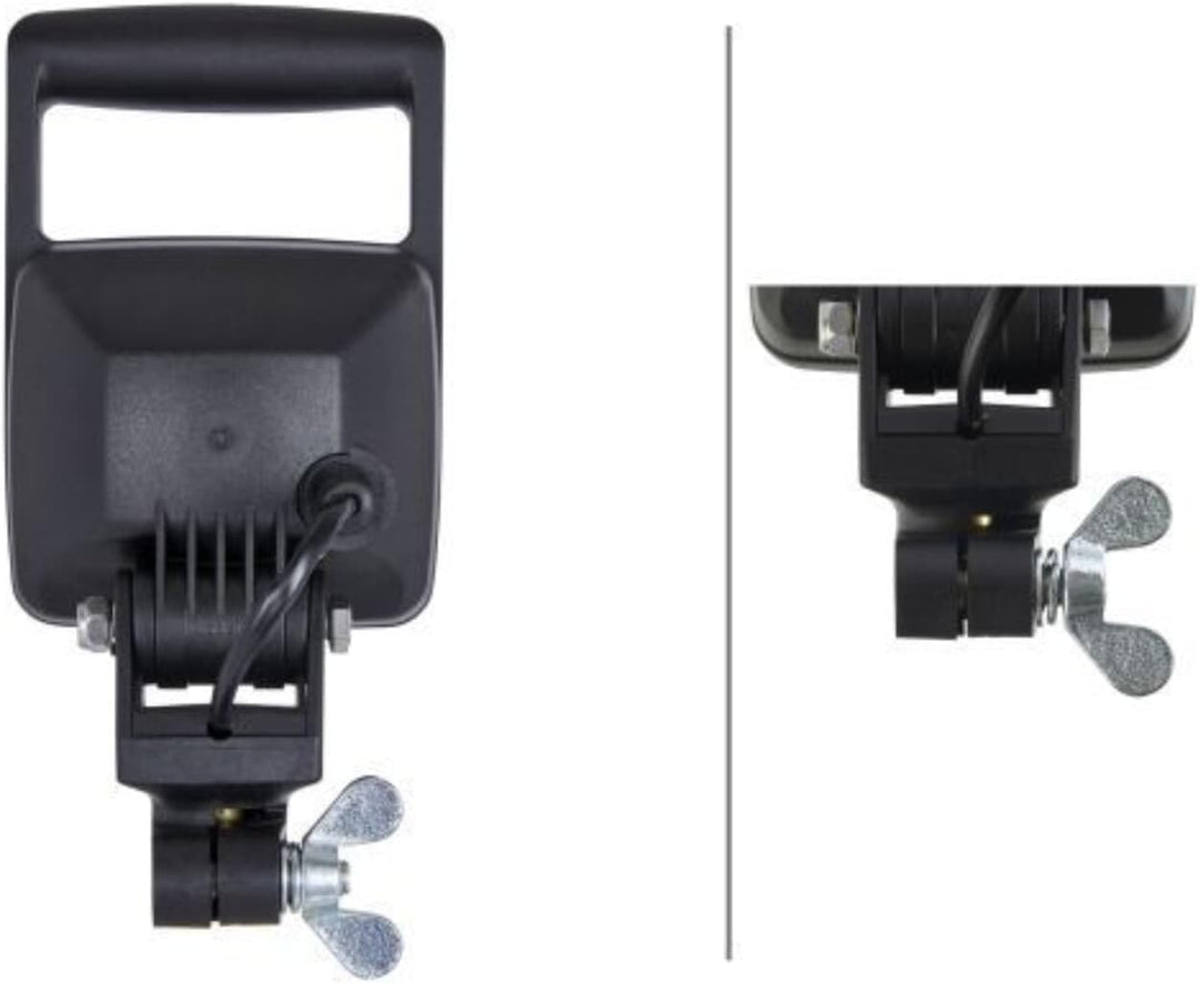 HELLA - Halogen-Arbeitsscheinwerfer - Ultra Beam - 24V - Rohrstutzen/Anbau - Nahfeldausleuchtung - S