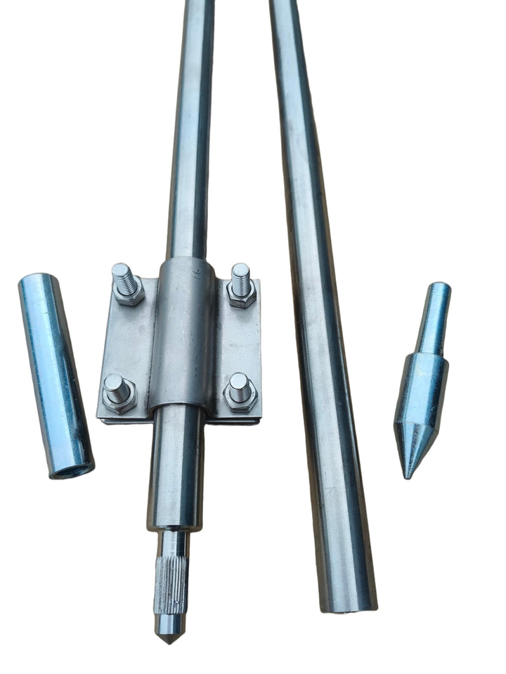 Tiefenerder Erder Erdung Ø18 1,5m 1500mm V4A nach DIN EN 62561 SET Längenauswahl 1,5m 3,0m 4,5m 6,0m