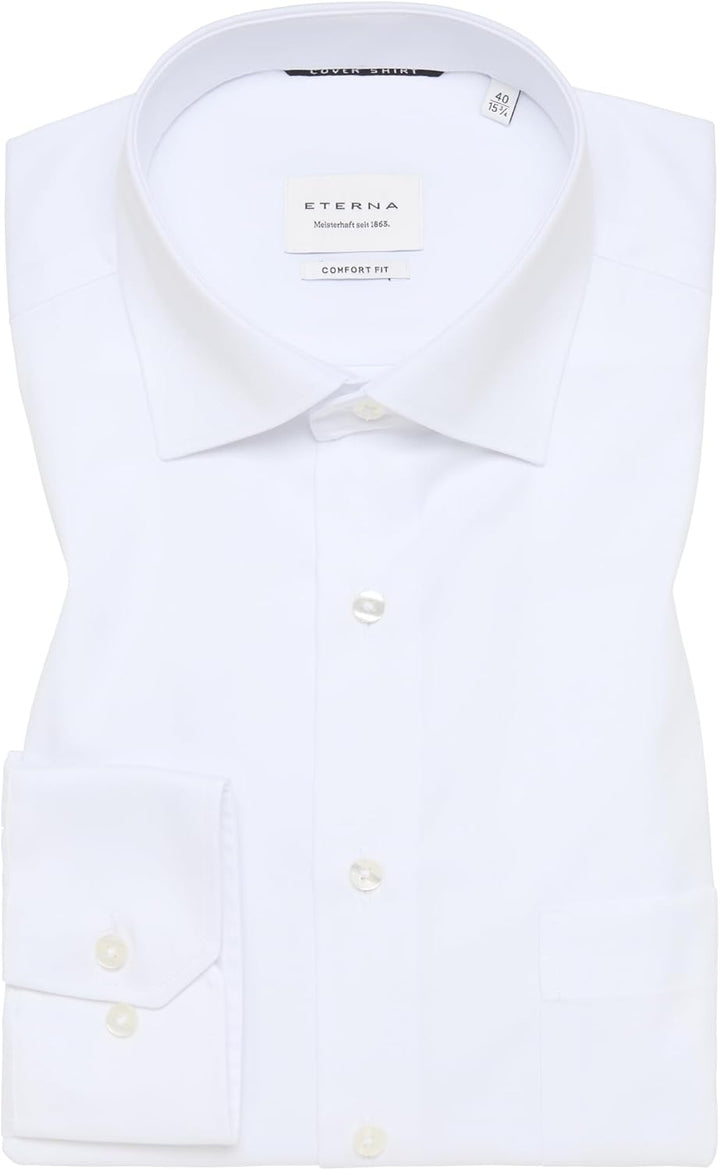 eterna Herren Cover Shirt Comfort FIT 68 weiss 44_H_68