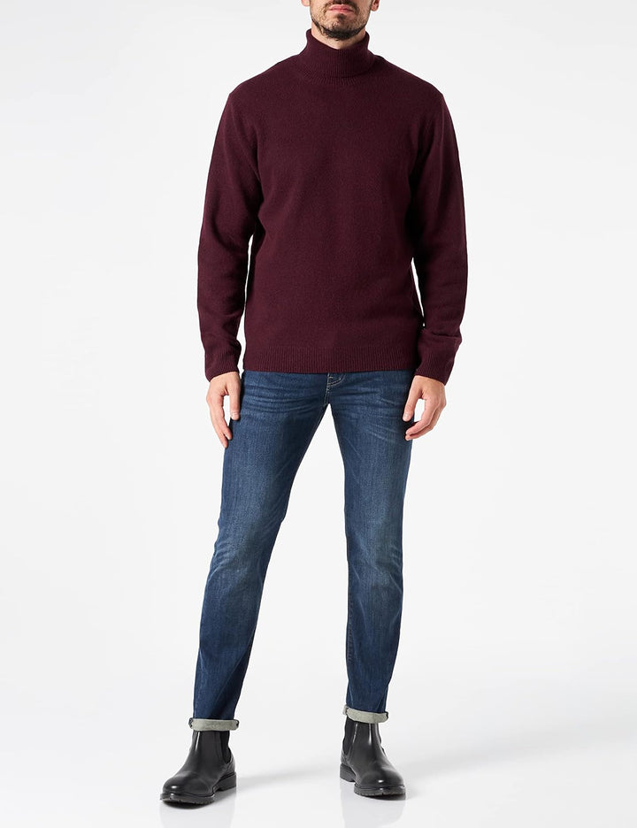 CASUAL FRIDAY CFKarl Herren Rollkragenpullover Strickpullover Feinstrick Pullover mit Rollkragen XL