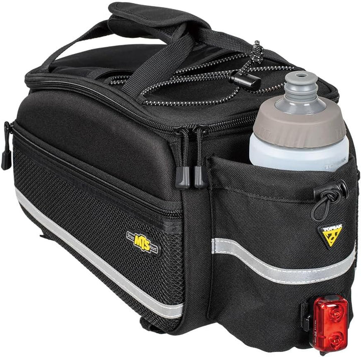Topeak MTS TrunkBag EX, Strap Lenkertasche aus 600D Polyester/Eva-Schaum in der Farbe Schwarz Kapazi