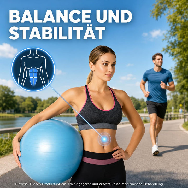 Original Pezzi Gymnastikball Maxafe Ø 42, 53, 65 &amp; 75cm in Allen Farben - bis 400 kg belastbar - Fit