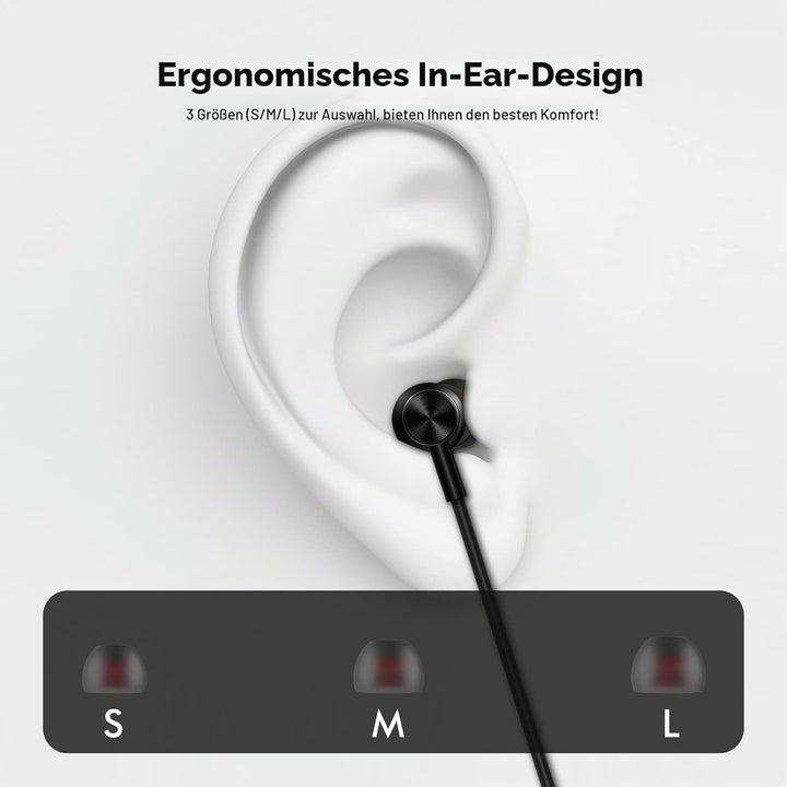 USB C Kopfhörer für Samsung Galaxy A56 A36 A55 A35 Z Flip7 S23FE,In-Ear Kopfhörer USB C Anschluss mi