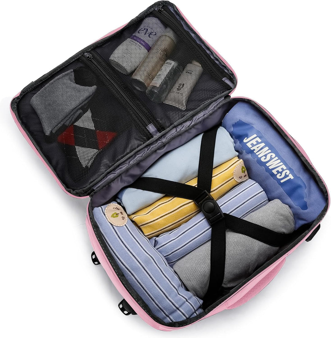 Handgepäck Rucksack 40x20x25 für Ryanair Klein Reiserucksack für Damen Handgepäck Flugzeug Rucksack