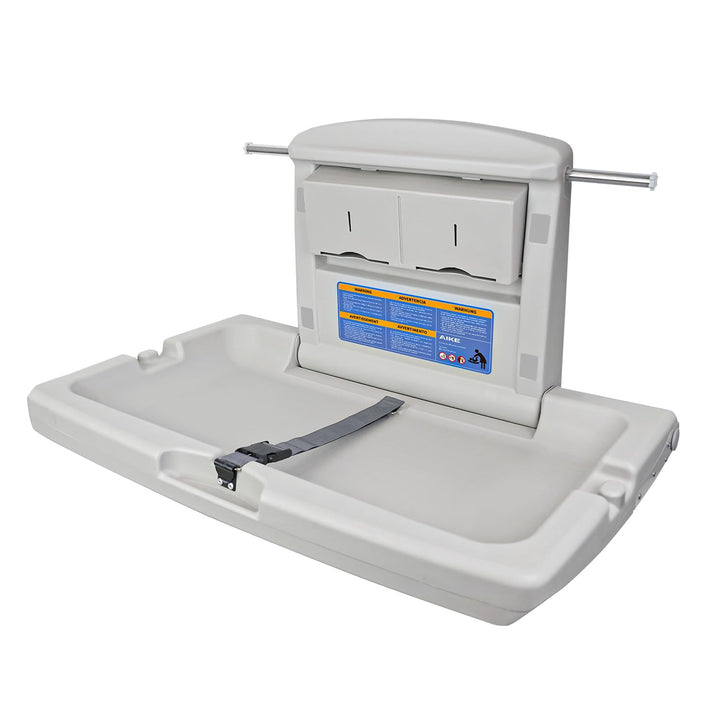 AIKE Baby Wickelkommode Horizontal, Wandmontierter Klappbarer Baby-Wickeltisch, Kommerzielle Wickelk