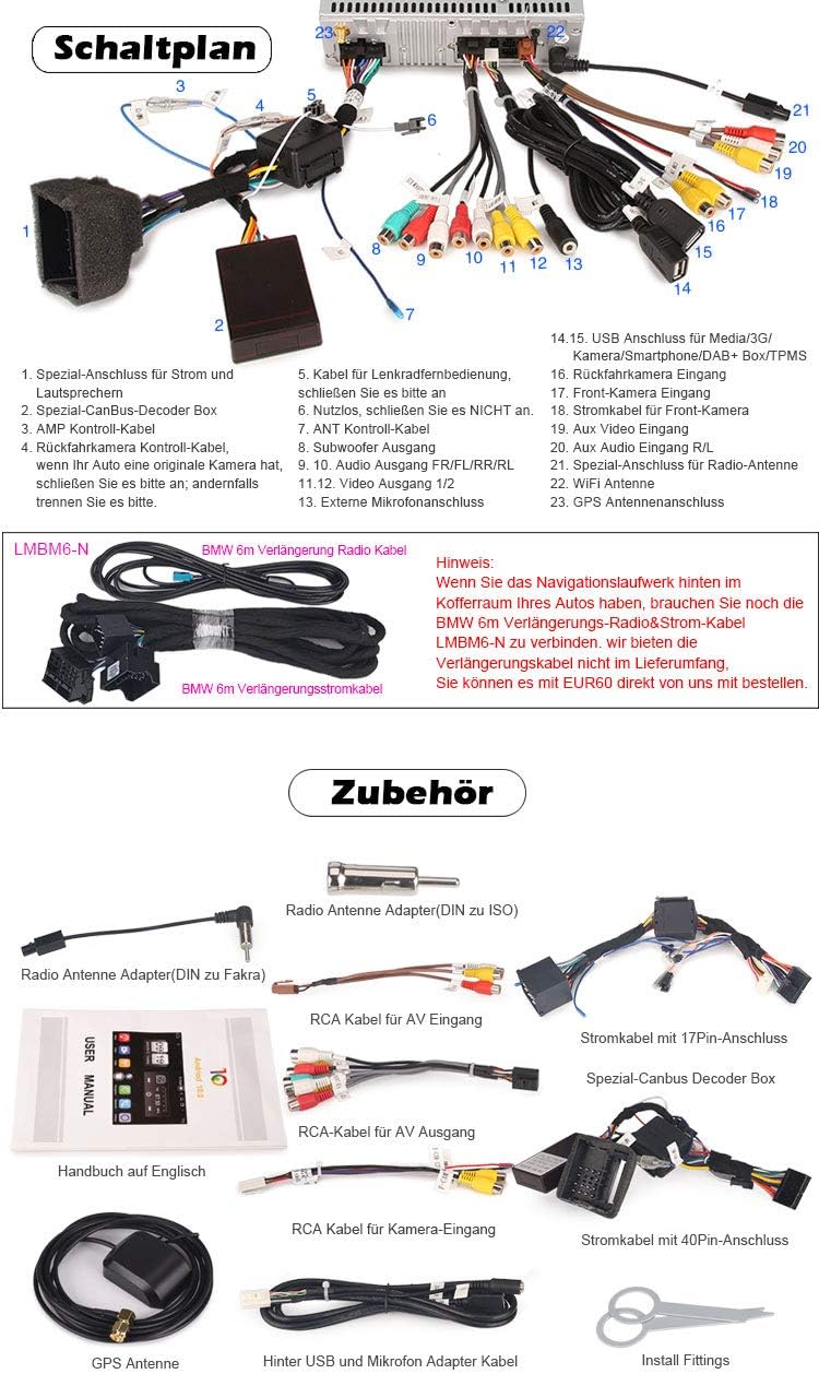 GONFEN 9" Acht-Kern Android 11.0 Autoradio DSP 4G WiFi OBD2 TPMS DVB-T2 USB Bluetooth CarPlay Androi