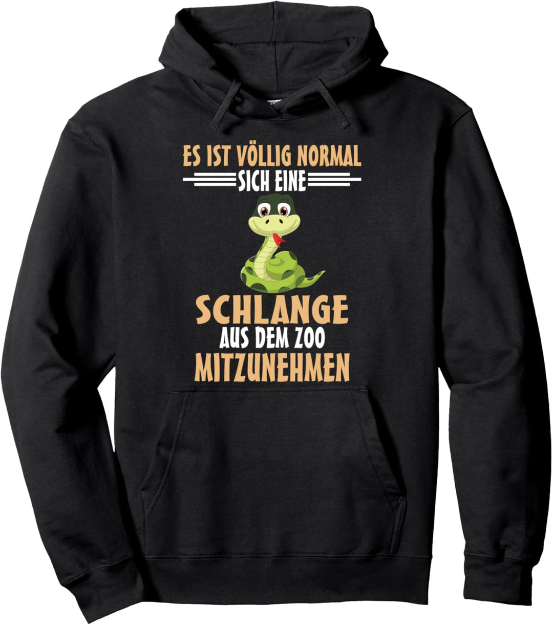 Schlange Zootier Schlangen Pullover Hoodie