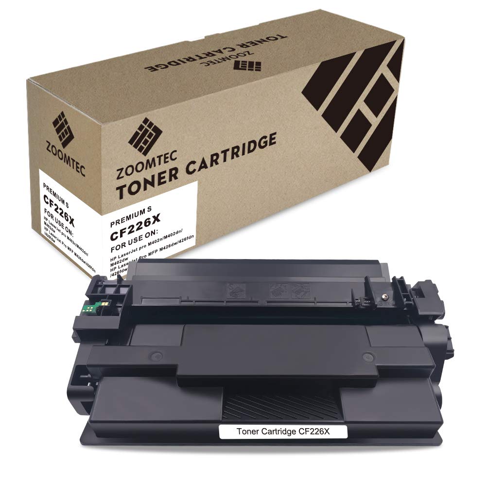 ZOOMTEC 26X CF226X Tonerkassette kompatibel mit Laserjet Pro M402n M402dn M402dw MFP M426dw 426fdn 4