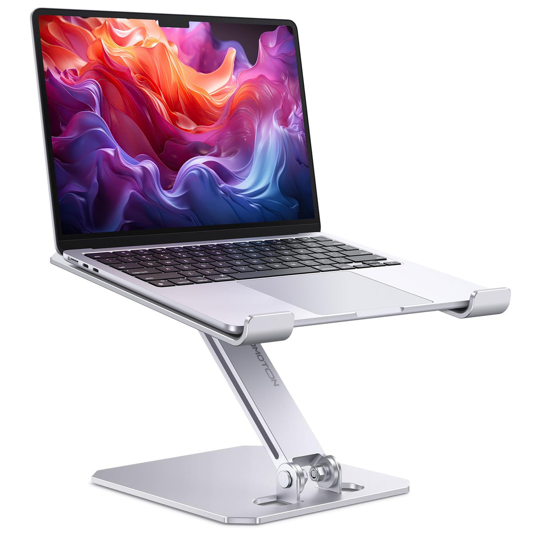 OMOTON Laptop Ständer Höhenverstellbar, Ergonomischer Aluminium Faltbarer Notebook Ständer, Laptop H