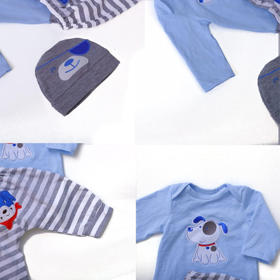 ZIYIUI 50-55cm/20-22in Simulation Baby puppenKleidung Set Cute Kleidung Set für Kinder Puppe(Baby Kl