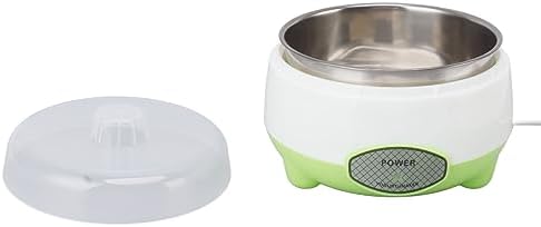 Haofy 15-W-Joghurtbereiter, Edelstahl-Joghurtmaschinenbehälter für Selbstgemachten DIY-Joghurt (EU-S