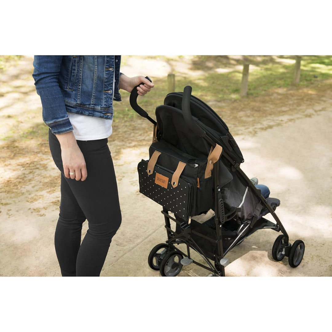 Badabulle Easy Travel Kinderwagen-Organizer, Kinderwagentasche und Buggy Organizer, inkl. Wickelunte