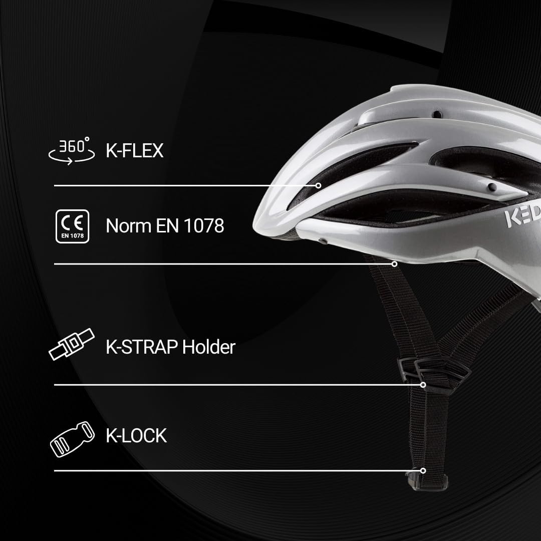 Rayzon Helm Damen Herren mit LED-Rücklicht, Made in Germany, Sportliches Design, 17 Belüftungsöffnun