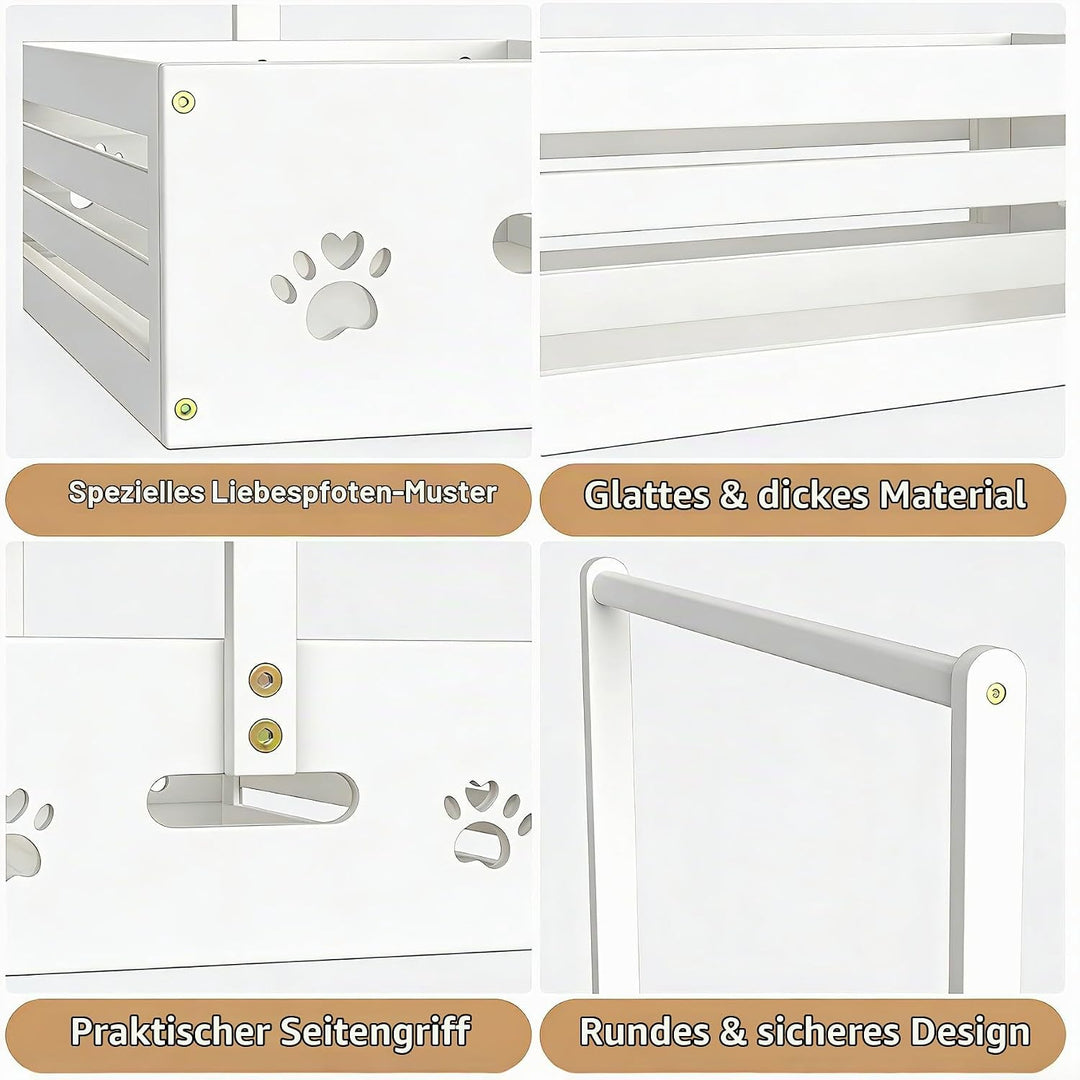 BAMBOOHOMIE Baby kleiderständer für Kleinkinder, Haustier Kleiderständer mit Aufbewahrungsbox &amp; Vers