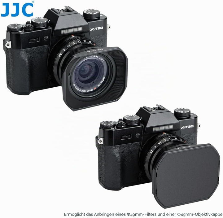 JJC Gegenlichtblende Schwarz für Fujifilm XF 16mm f/2.8 R WR Objektiv