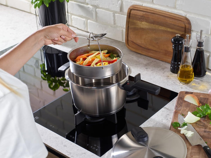 Fissler Vitaquick Premium/Schnellkochtopf-Set 2-teilig, Ø 26 cm (Schnellkochtopf 8 L + Schnellbratpf
