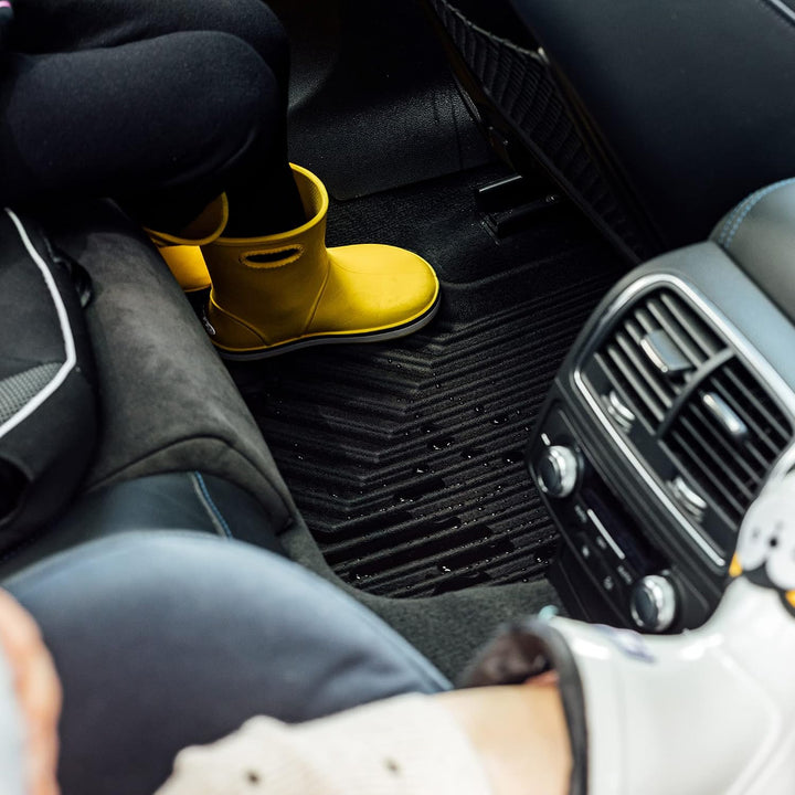 MOTOS Satz Gummifussmatten und Kofferraummatten passend für Opel Adam 2012-2019 Verbessern Sie Ihren