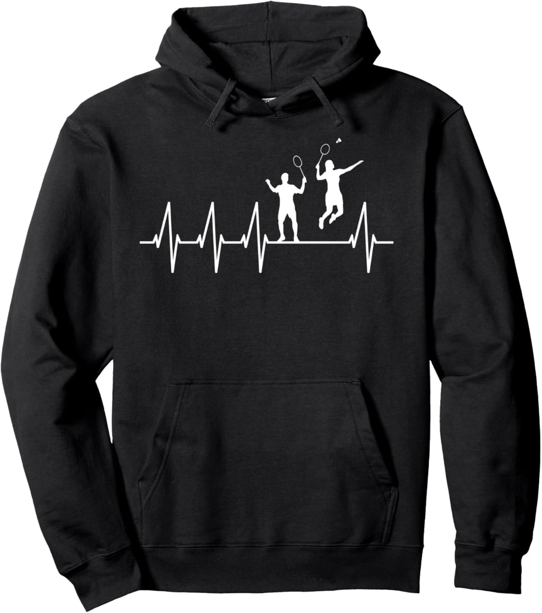 Badminton Mixed Team Shirt Herzschlag | Badminton Pullover Hoodie