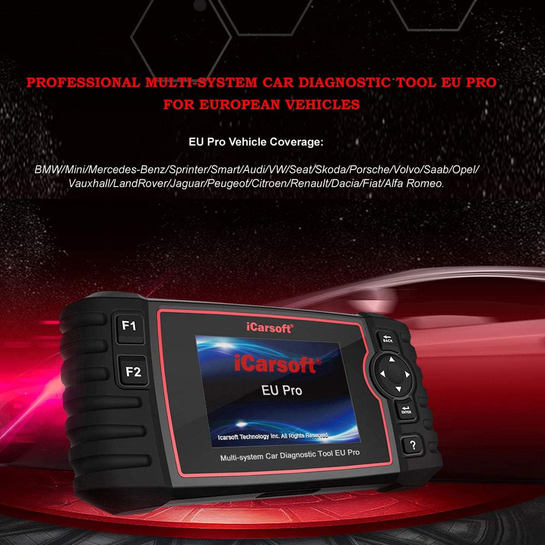 Icarsoft OBD II Diagnosetool EU PRO iceupr Passend Fuer (Auto-Marke): Universal uneingeschraenkt 1St