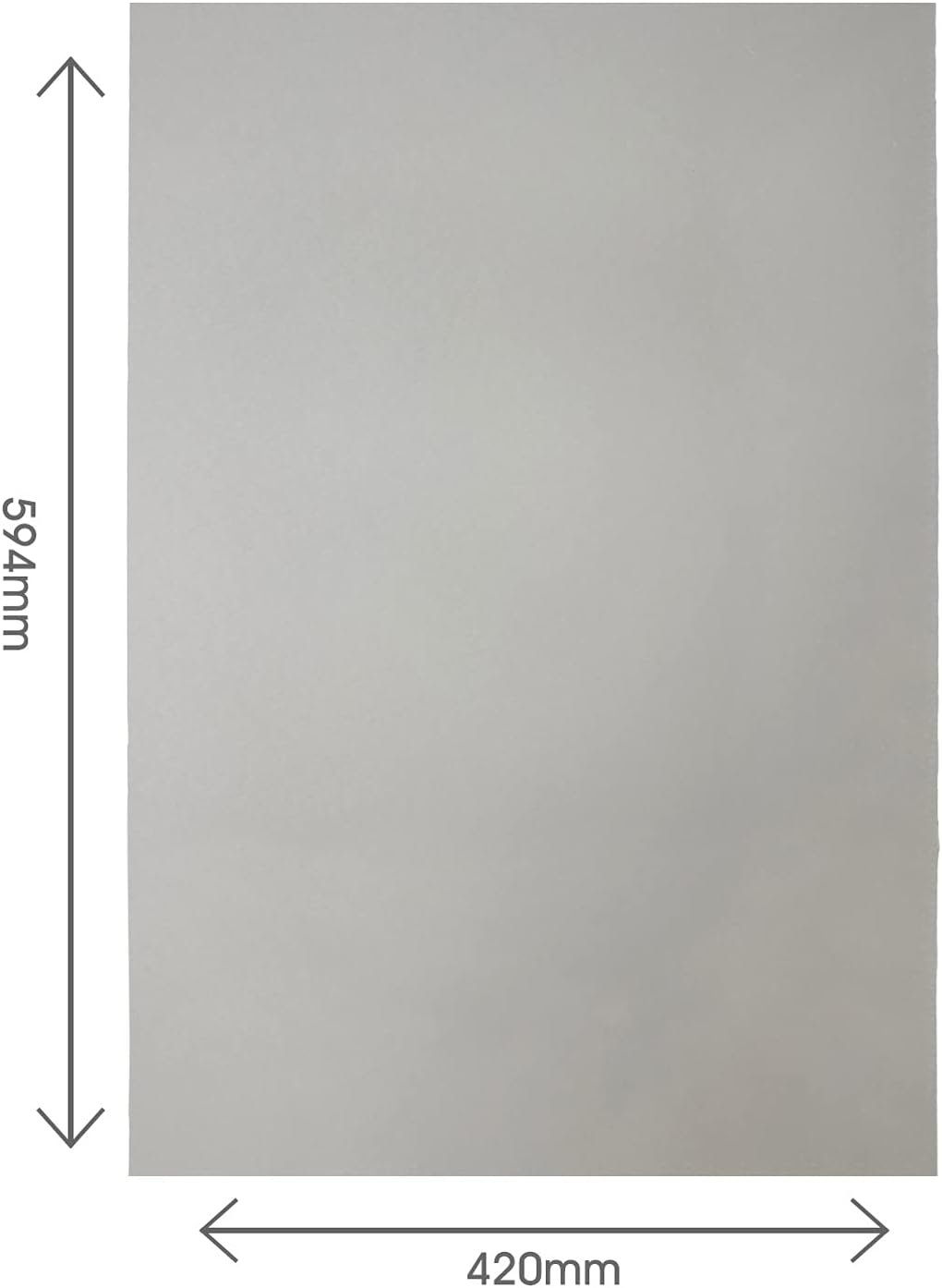 Artway Traditionelles Lino-Blatt – A2 – 3 Stück, grau, A2
