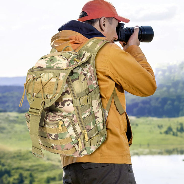 SHANNA Militärrucksack 35L/50L Armee Rucksack Molle, Hohe Kapazität Trekkingrucksack Wanderrucksäcke
