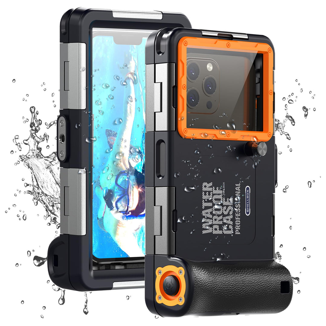 Unterwasser-Tauchgehäuse für iPhone, Samsung Galaxy, Huawei Xiaomi Redmi Smartphones, Professionelle