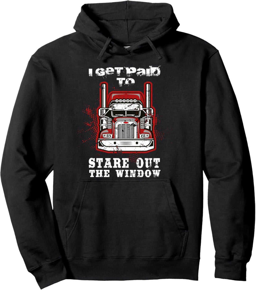 LKW Fahrerin und Truckerin Souvenir für Fernfahrerin Pullover Hoodie