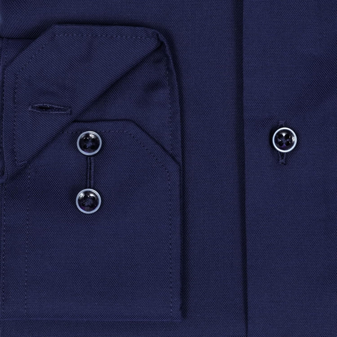 ETERNA Hemd Langarm | Comfort Fit | Bügelfrei, Knitterfrei | 100% Baumwolle 47 Dunkelblau-(19), 47 D