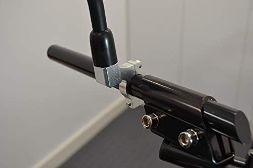 Motorrad Spiegel Halterung 10mm Im Uhrzeigersinn Gewinde X 2 IN Silber Für 22mm Lenker