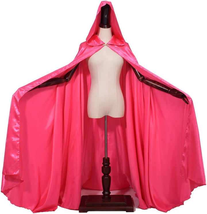 GRACEART Damen Cape Umhang Mit Kapuze Mittelalter Mantel Lang Halloween kostüm Für Hochzeit Braut Ab