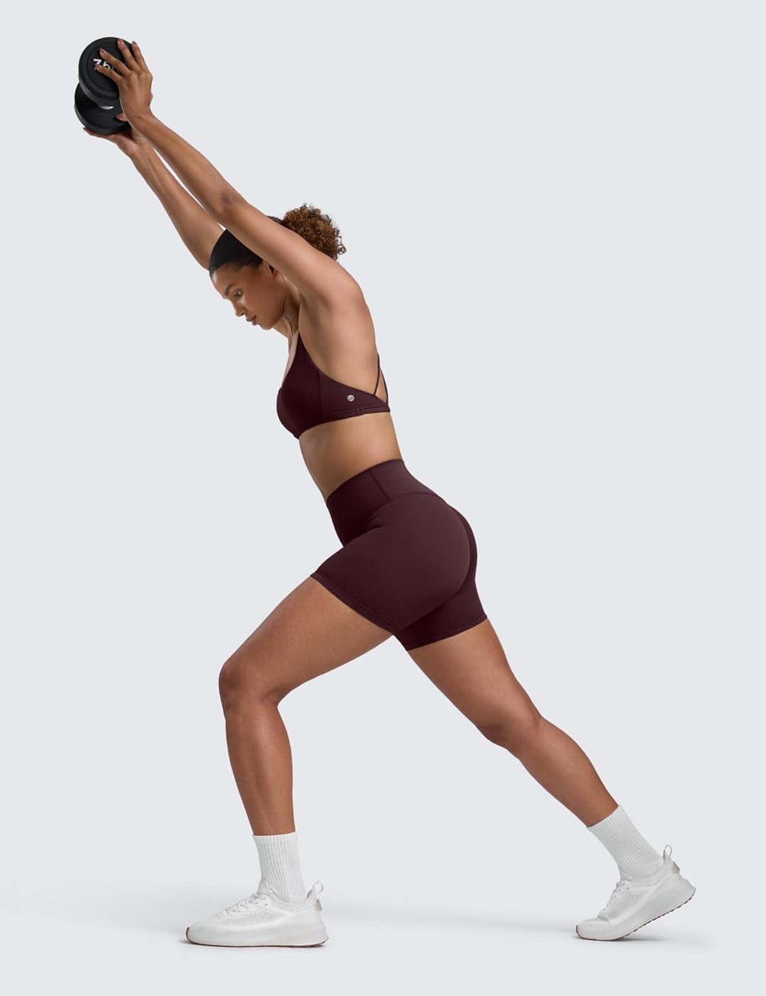 CRZ YOGA Butterlift SecretSculpt Damen Scrunch Butt Lifting Gym Shorts - 10cm/15cm Push Up Booty Bik