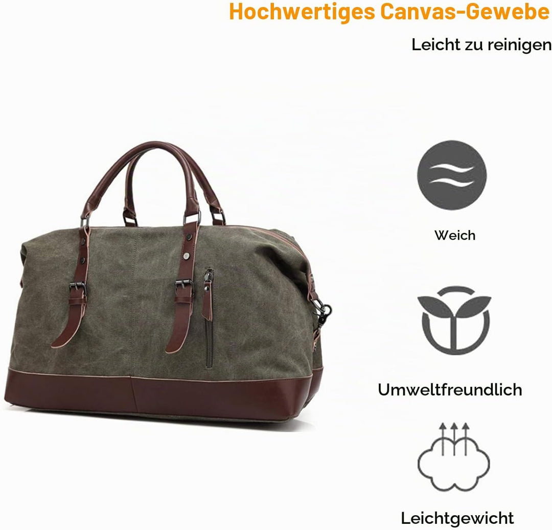 FANDARE Sporttasche Reisetasche Handgepäck Weekender für Damen Herren Multifunktion Umhängetasche Ca