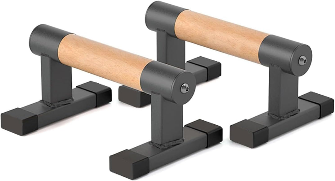 Parallettes, Calisthenics Griffe für Handstand, Push-Ups, Liegestützgriffe Holz für Fitness zuhause
