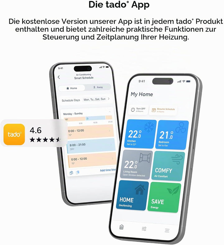 tado° smarte Klimaanlagensteuerung V3+ – Klimaanlage jederzeit digital steuern per App – optimales R