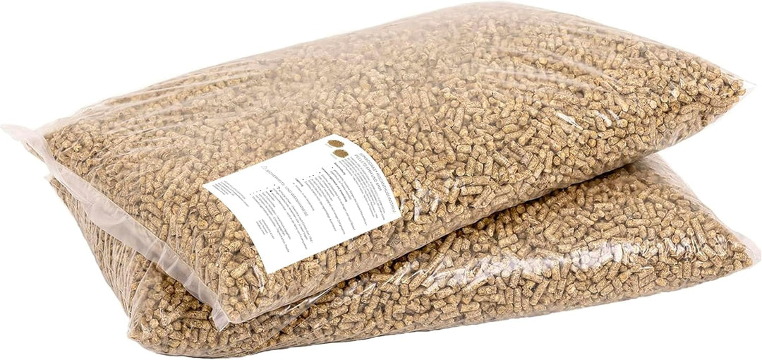 Jumbogras® Einstreu-Pellets aus Miscanthus|Elefantengras als Gross-Tier &amp; Pferdeeinstreu, statt Stro
