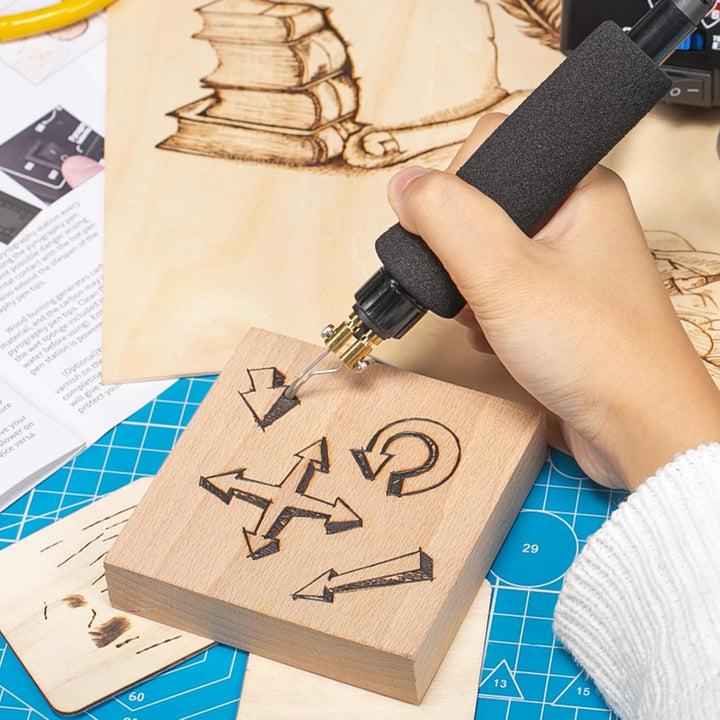WEP 907P Drahtspitzen-Ersatz-Holzbrenn-Pyrographie-Stift Kompatibel 939D-II, 939D-V, 939D-VI und 939