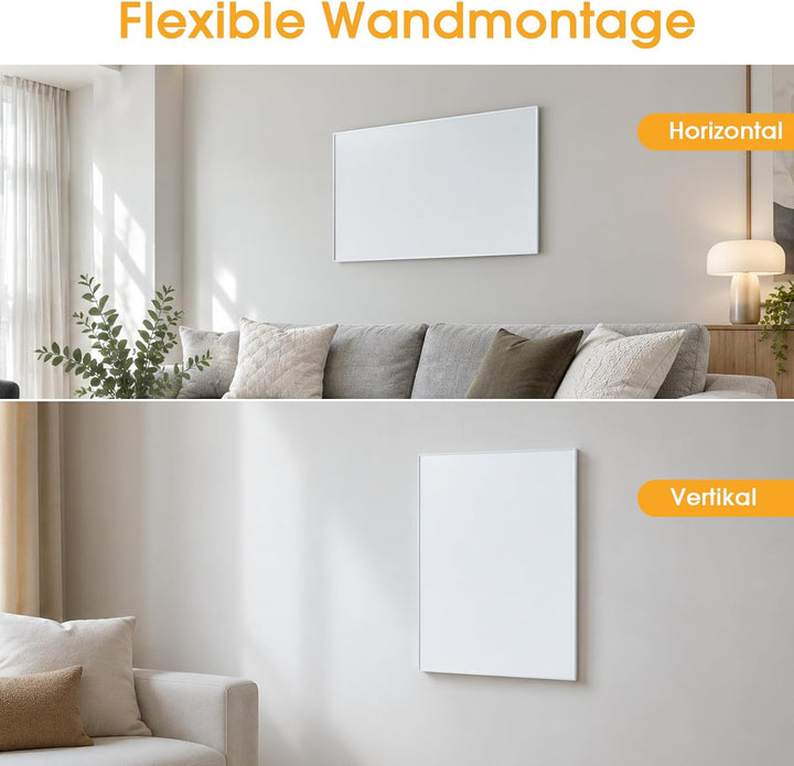 EVOKOR Infrarotheizung 170W, Infrarot Heizung Heizplatte Heizkörper Heizpaneel, Infarotheizkoerper W