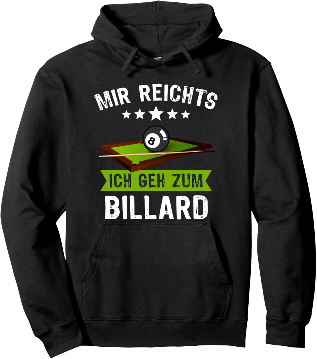 Billard Geschenk Männer Billardkugel 8 Achterball Snooker Pullover Hoodie