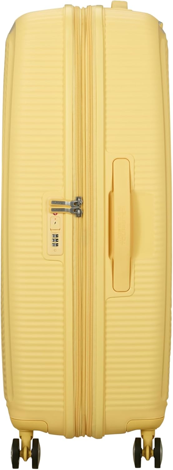 American Tourister Soundbox - Hartschalenkoffer Gross, 77 cm - Trolley Koffer mit 4 Rollen, TSA-Schl