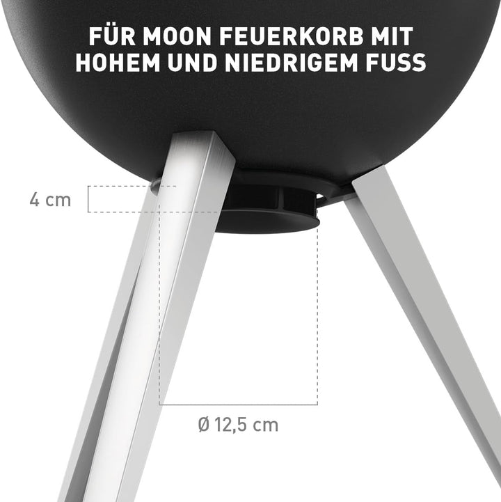 höfats - Moon 45 Airstream - für eine stabile und gleichmässige Flamme auch bei Wind, Dank optimiert