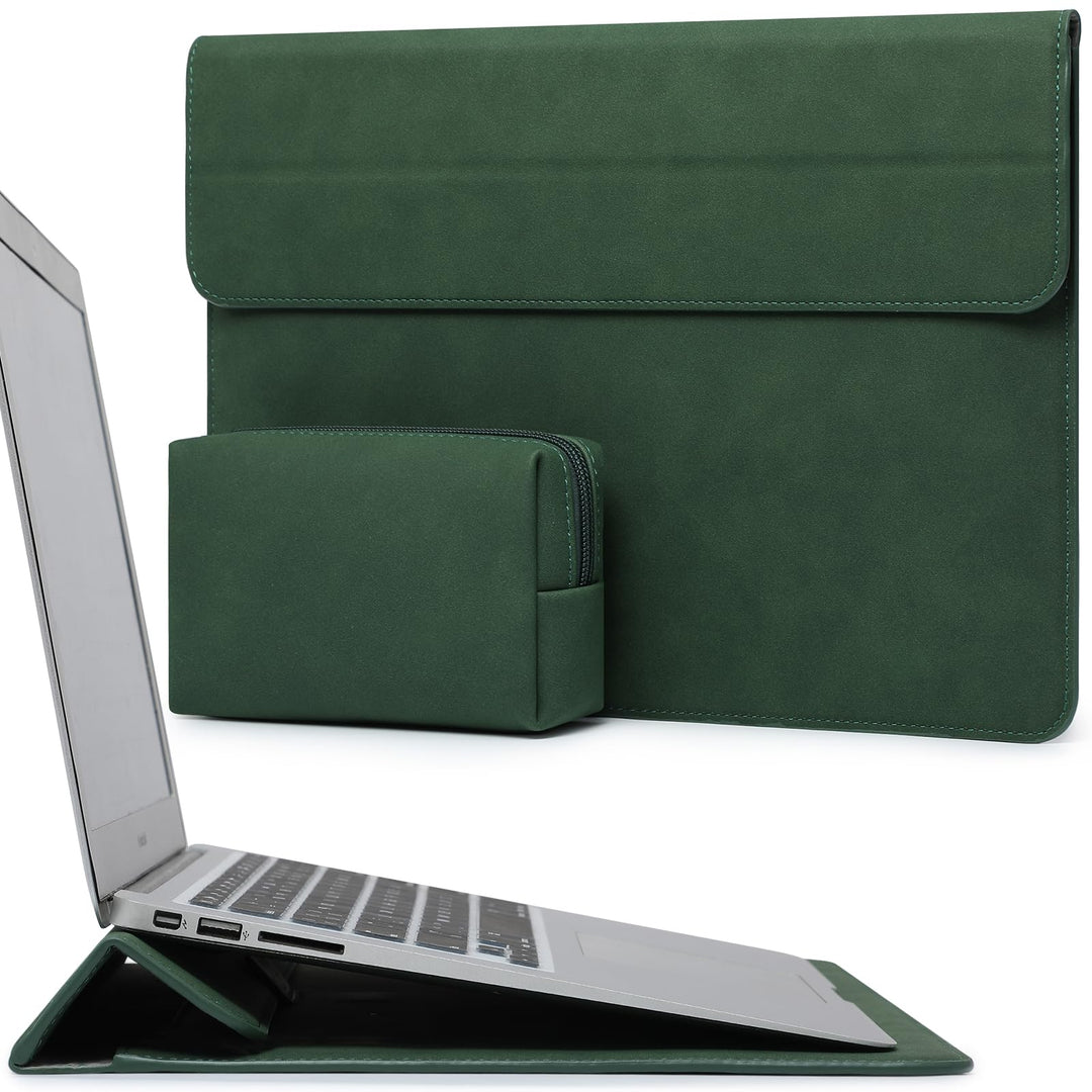 HYZUO 13 Zoll Laptop Hülle mit Standfunktion für 2024-2018 MacBook Air 13 M3 M2 M1, 2024-2016 MacBoo