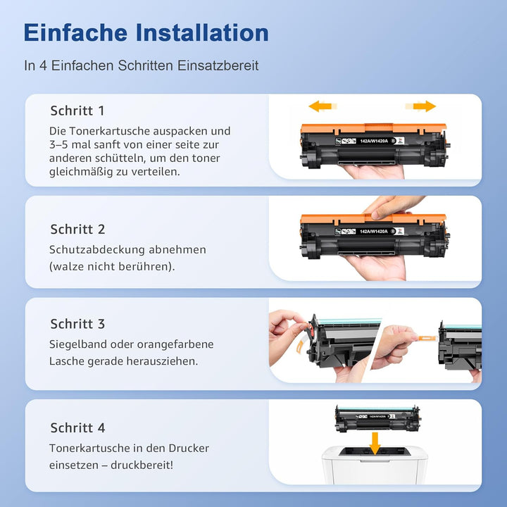 Palmtree 207X Mit Chip Toner Kompatibel für HP 207X 207A Schwarz für HP Color LaserJet Pro MFP M283f
